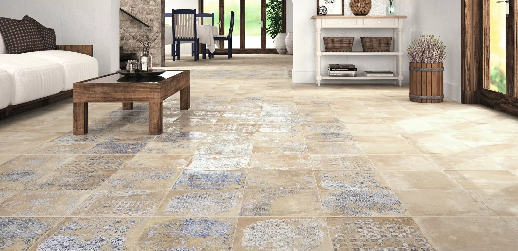 Керамогранит Antigua Deco Graphite 33*33