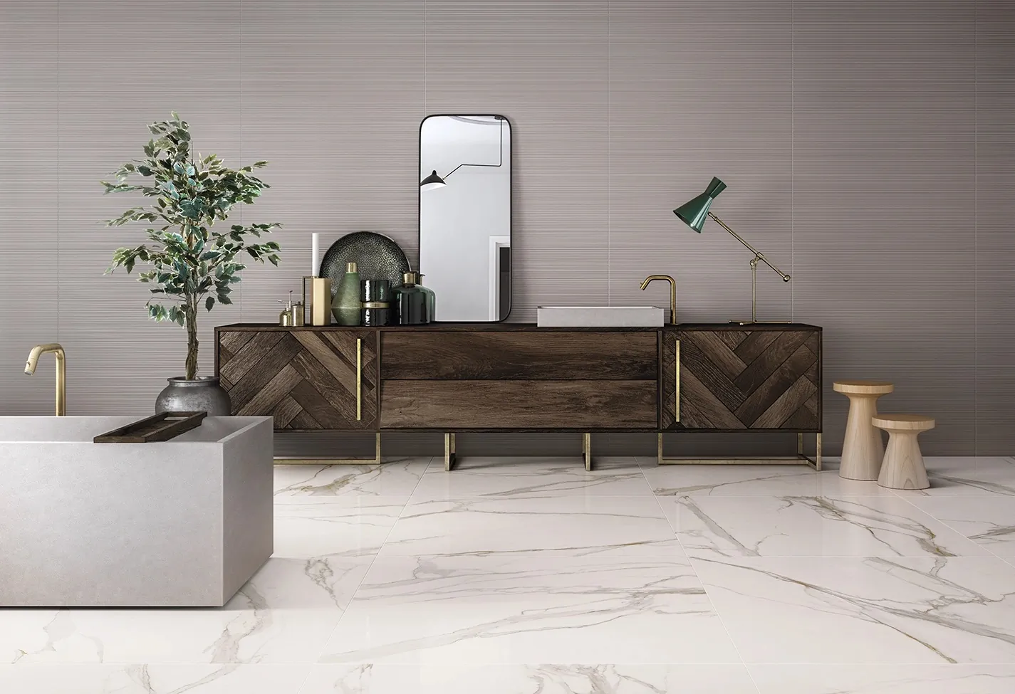 Керамогранит SILVER GREY 60 LAP 60X60