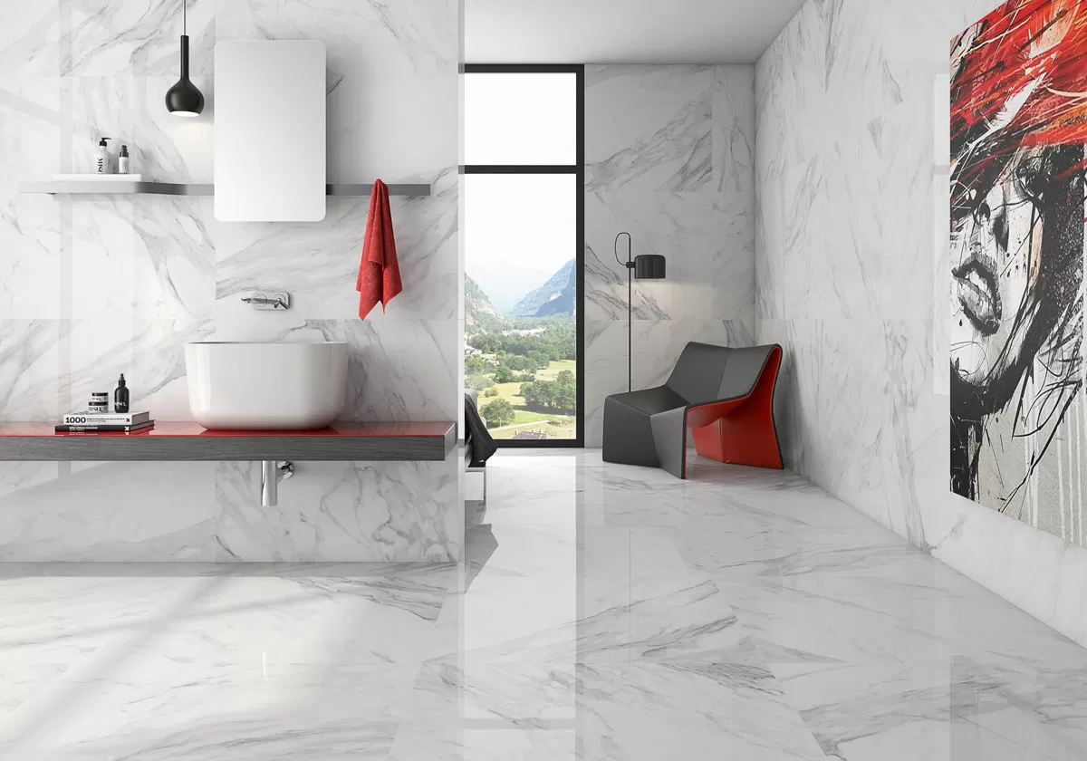 Керамогранит DANTE Blanco Compacglass 90x90
