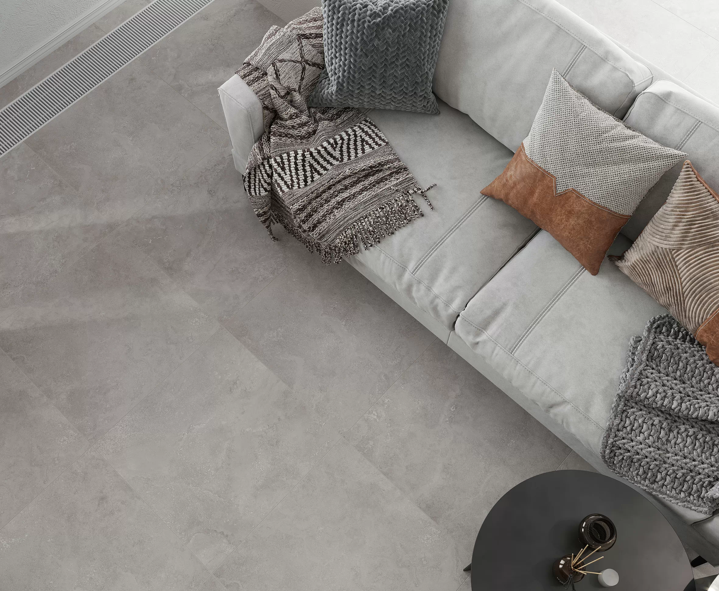 Керамогранит Charon Gray Cтруктурный Карвинг 60x60