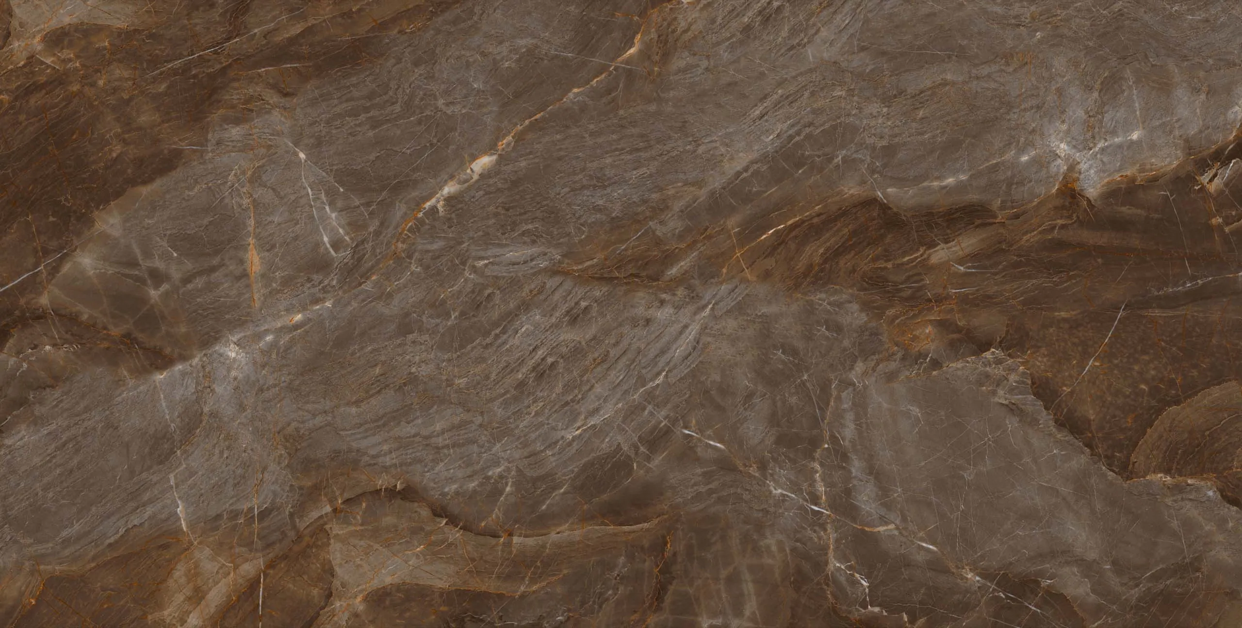 Керамогранит MOGXL4001 Marble Brown полированный 80x160x9