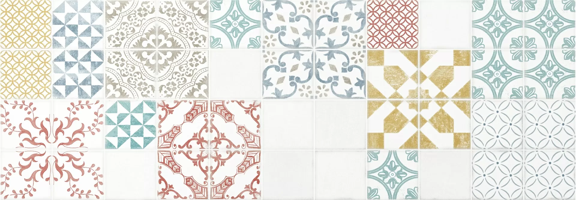 Плитка Decor Paint White Mix 35х100