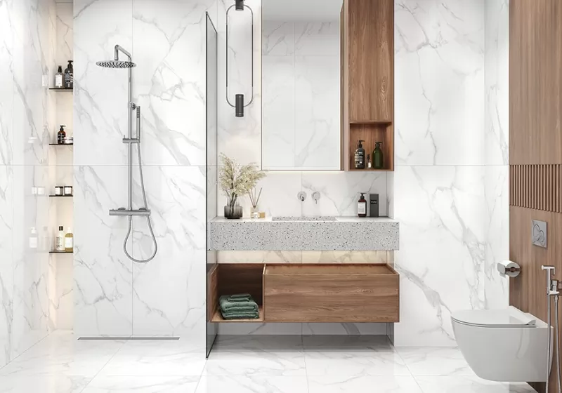 Керамогранит 6060DLL15P Dallas Silver 60x60