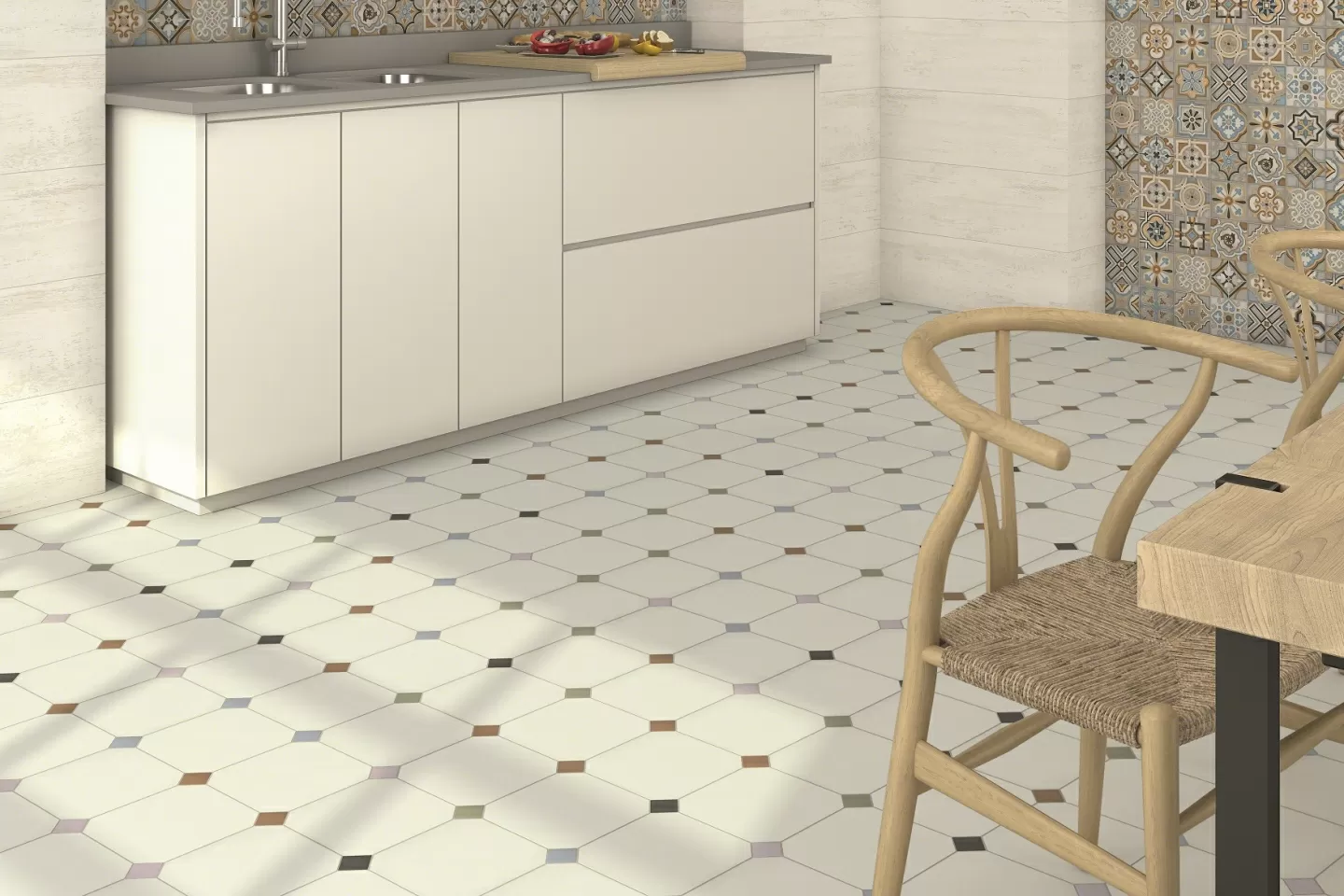Керамогранит Demel Multicolor 20x20 g.198