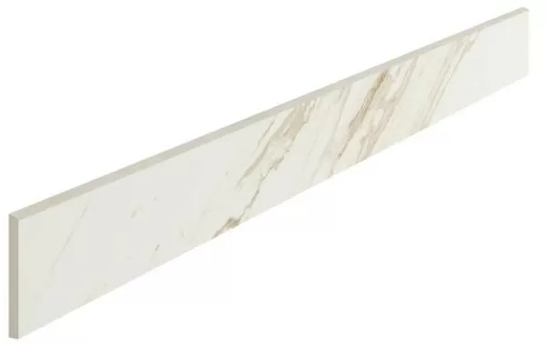 Керамогранит 610130004751 Trevi White Battiscopa Nat Ret 7.2x90