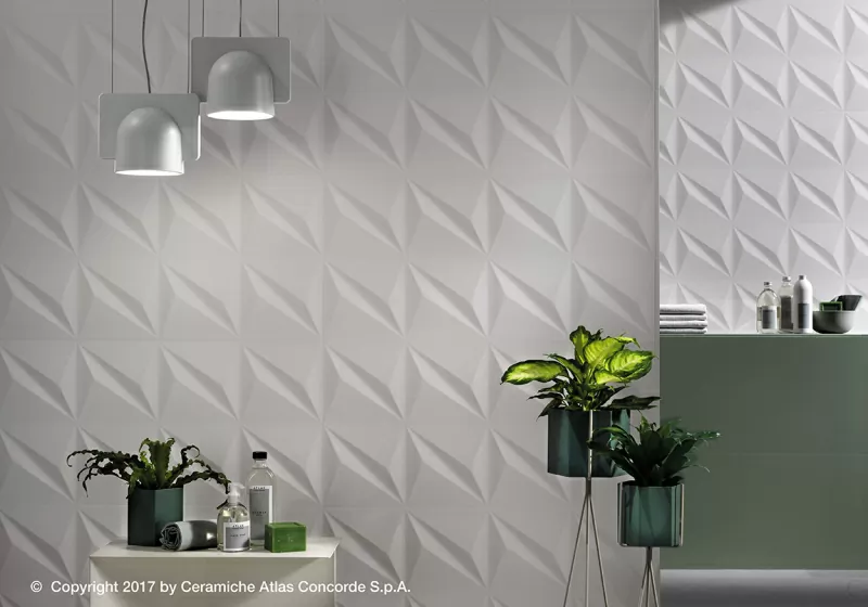 Плитка 9D5S Solid White Matt 30.5x56