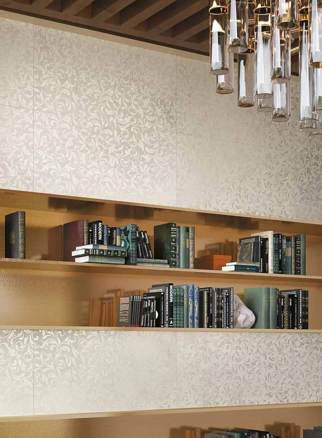 Керамогранит 620090000793 Drift White Griglia Angolo Sx 20x60