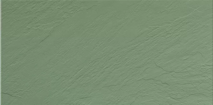 Керамогранит UF007 (зеленый моноколор) рельефный ректифицированный 120х60