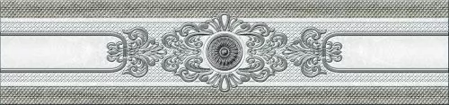 Плитка 351 Бордюр Eclipse Grey Центр 7x30