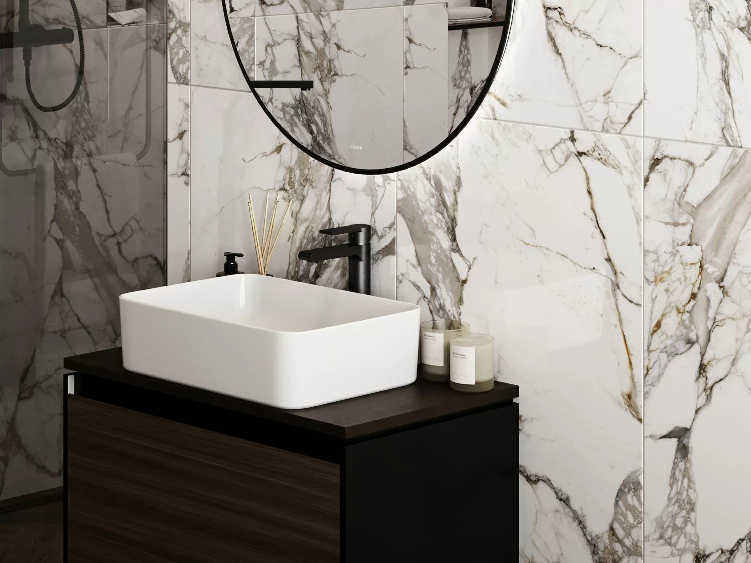 Керамогранит 17431 Silvia полированный белый ректификат 60x120