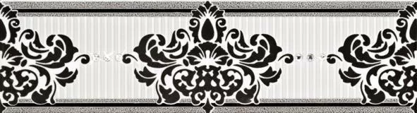 Плитка MRV231 Frise Elite Bianco/Nero 8x30