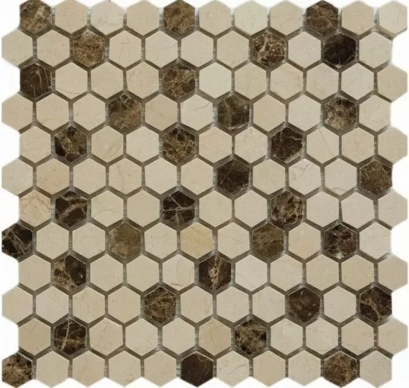 Мозаика QS-Hex027-25P/10 30,5*30,5
