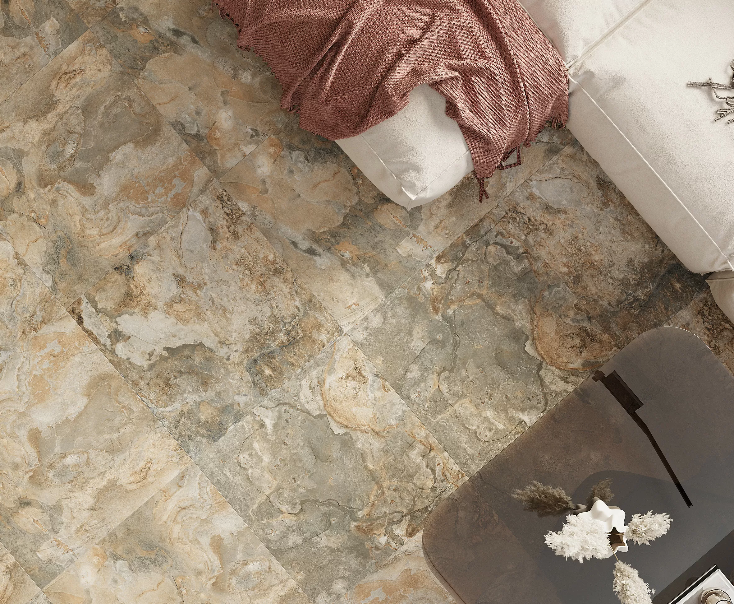 Керамогранит Oberon Green Cтруктурный 60x60