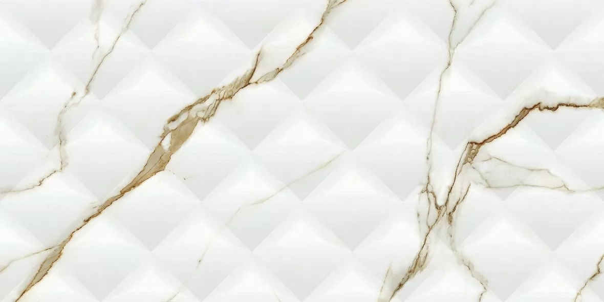 Плитка LE63063A-F50 Bianco Carrara Oro Monticulo Rectificado 30х60