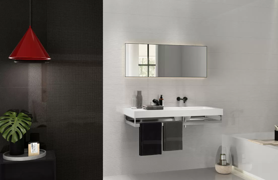 Плитка Rev. MOS SILEXTILE TAUPE LAP. RECT. 25x75