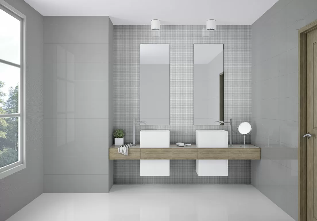 Плитка Rev. MOS SILEXTILE TAUPE LAP. RECT. 25x75