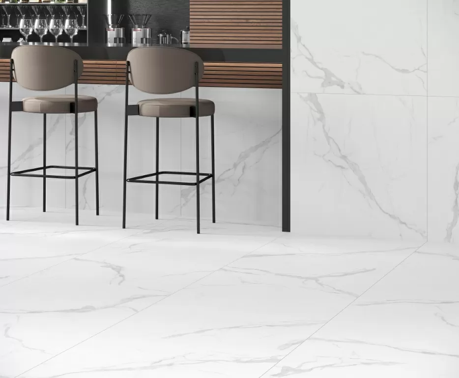 Керамогранит Statuario White PRO белый матовый R10GR 60х60