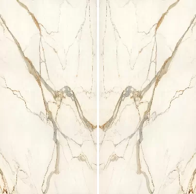 Керамогранит AJK1 Calacatta Imperiale Bookmatch Silk 160x320