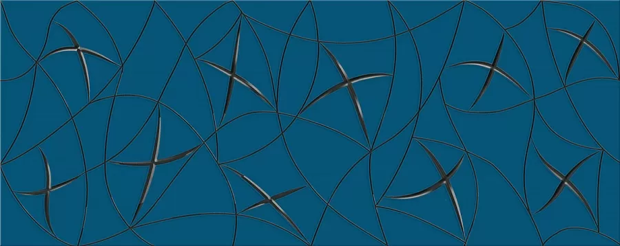 Плитка Декор VELA INDIGO STELLA 20,1x50,5