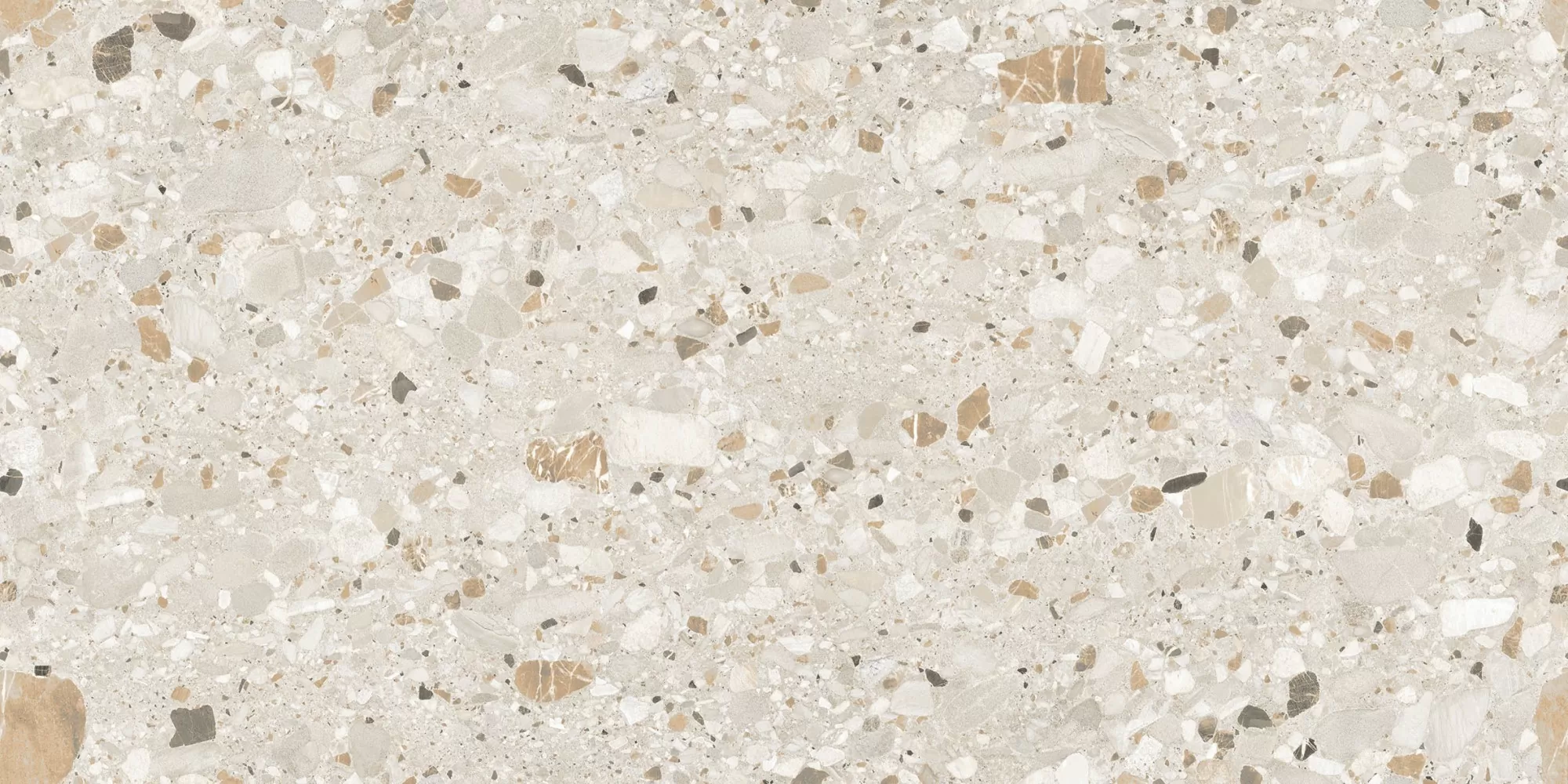 Керамогранит Terazzo Crema Carving 60x120