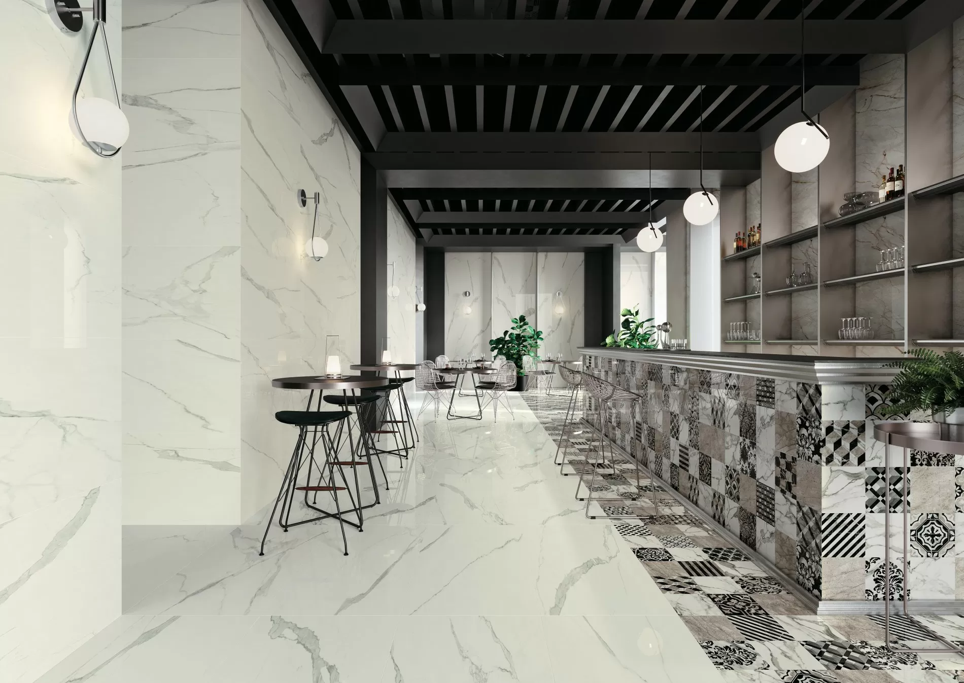 Керамогранит 610015000626 Empire Calacatta Black Lapp 60x60