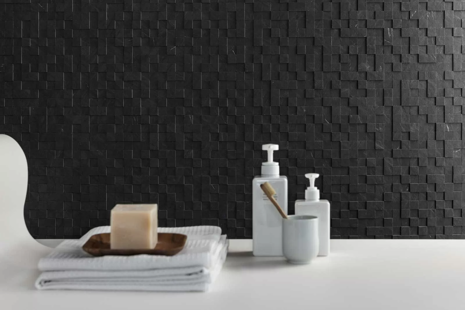 Мозаика M0AF Lavagna Nero Mosaico 30х60