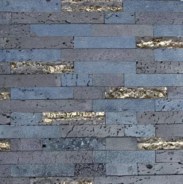 Мозаика LAVA BLACK 30x30