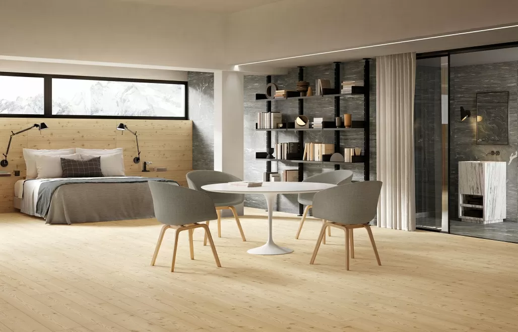 Керамогранит 610130004601 Skyfall Неро Смеральдо Плинтус Нат Рет 7,2x60