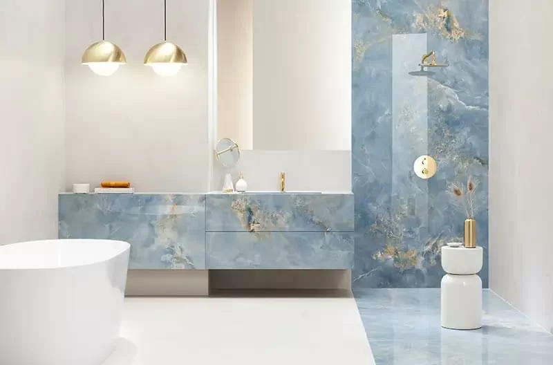 Керамогранит Aquamarine blue Pol 119.8x59.8