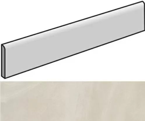 Керамогранит 610130005305 Continuum Pure Battiscopa 7.2x60