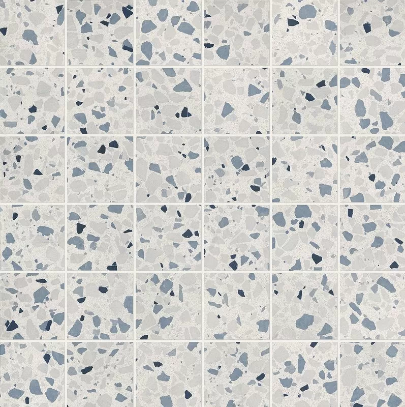 Мозаика fRT9 Glim Gemme Azzurro Macromosaico Matt 30x30