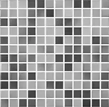 Мозаика VC.2.01.0913 Versicolor Mosaic Black-Grey 2,5x2,5 30x30