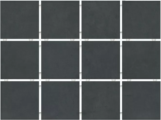 Керамогранит 1291H Амальфи черный 9,8х9,8 (полотно 29,8х39,8 из 12 частей)