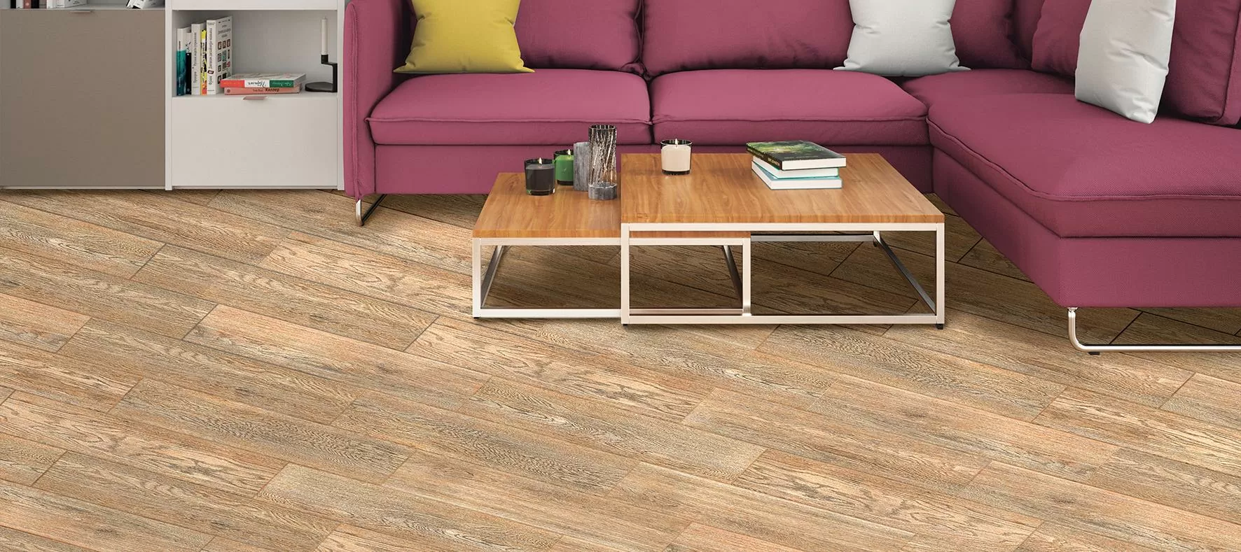 Керамогранит 786217 Chester Wood Мокко 20x80