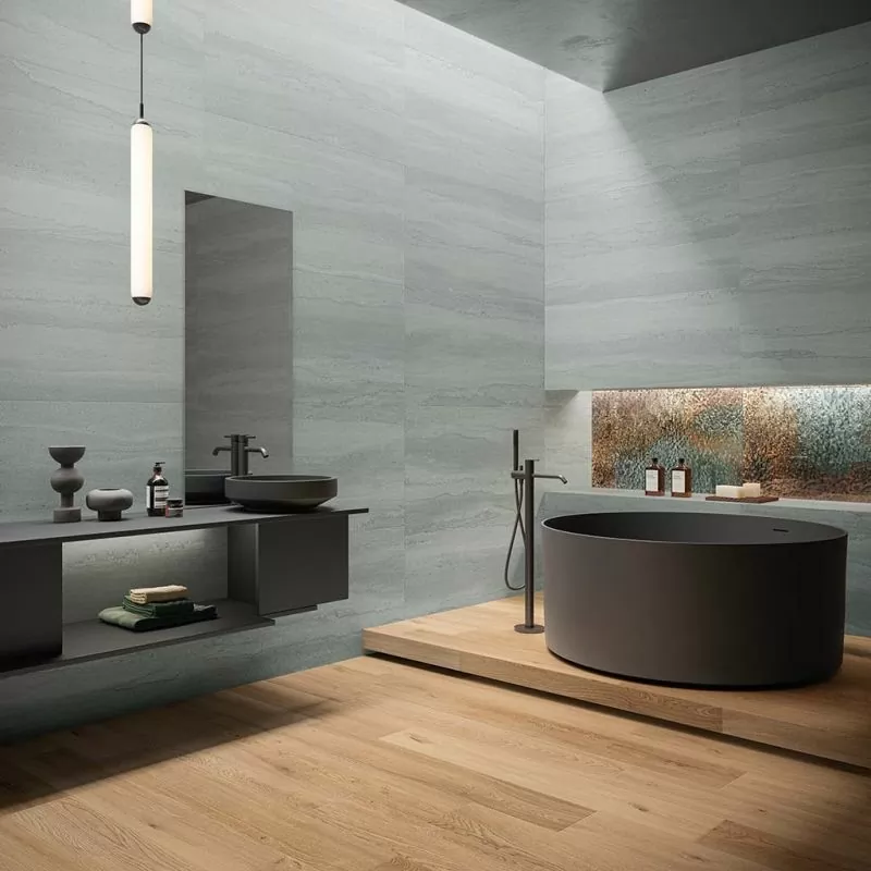 Керамогранит 0014154 Double Plain Grey Nat Rett. P. Tech R10 C 60x120