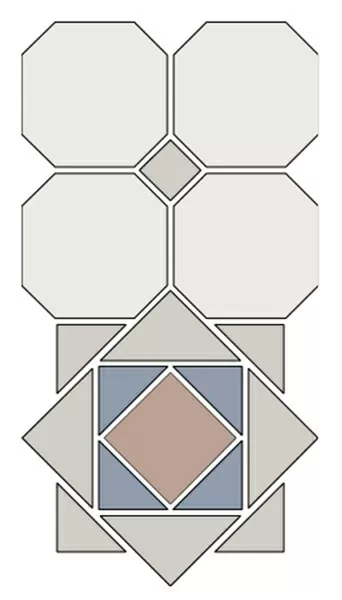 Керамогранит Фон Лия (01/02/08/05) 35х17.3