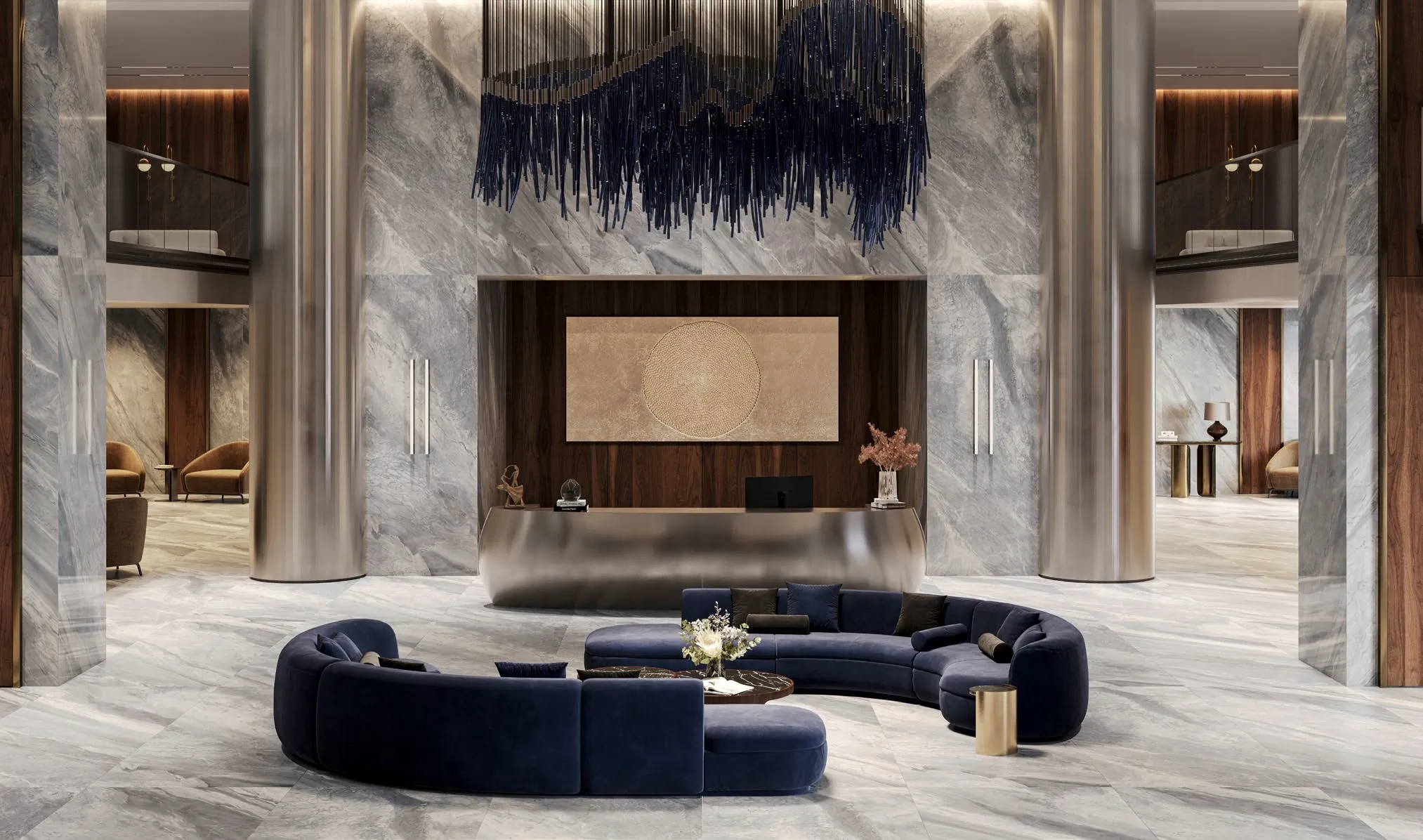 Керамогранит SG074902R Нестос серый светлый лаппатированный обрезной 119,5x320x1,1