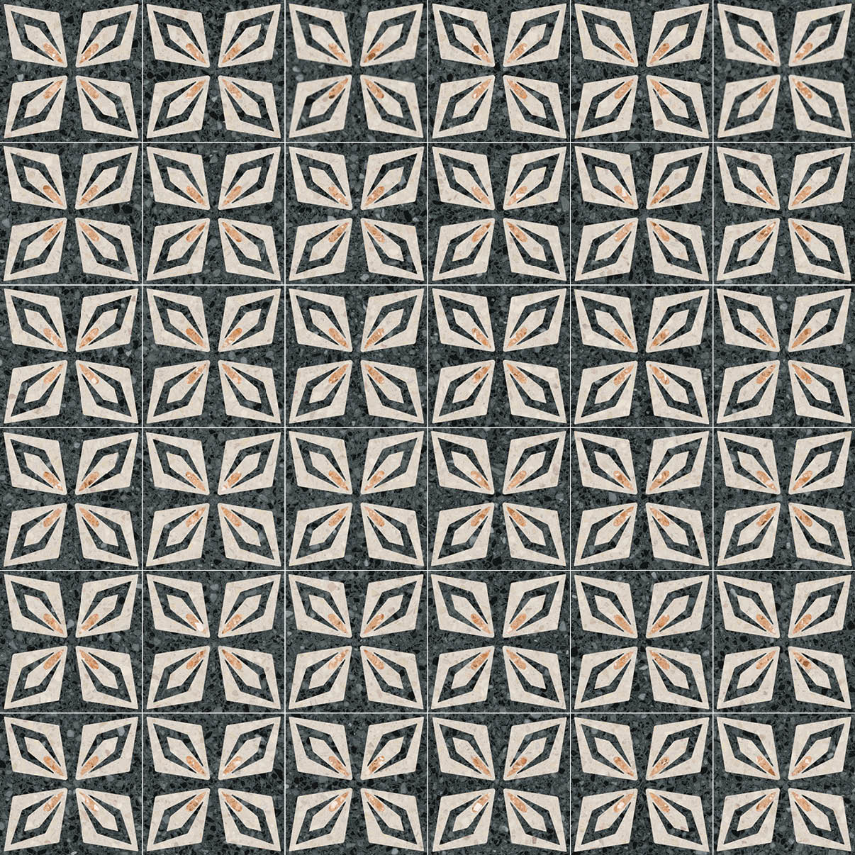 Керамогранит 4FCE Vietri-R Negro 20x20