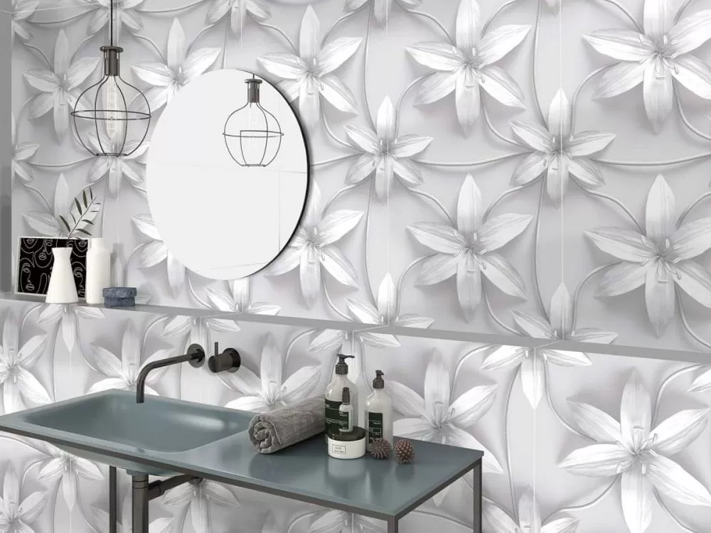 Керамогранит Deco Couture Black&White 3 49.1x98.2