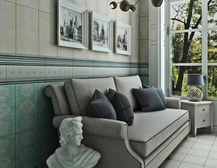 Плитка VICTORIAN TISSUE CREMA 28x70