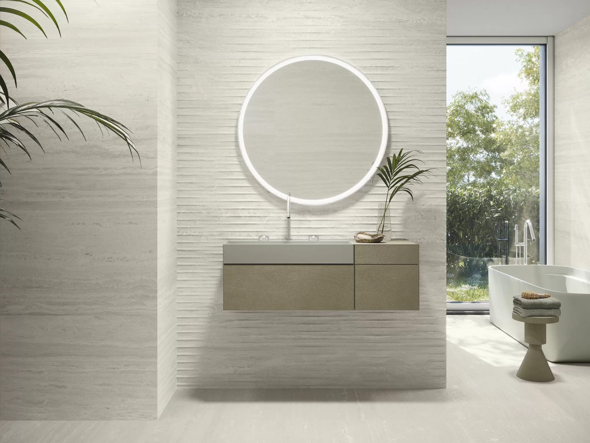 Керамогранит Venice Bianco Natural Rect 120x120