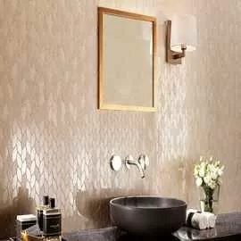 Керамогранит AS2M Marvel Stone Mosaico Esagono Geo Warm Lapp 25,4X35,2