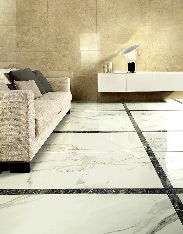 Мозаика Anima Calacatta Oro Composizione F Lucidato 30*30