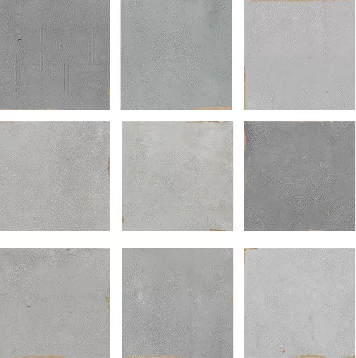 Плитка 111358 ZELLIGE DECOR GREY 12.5x12.5