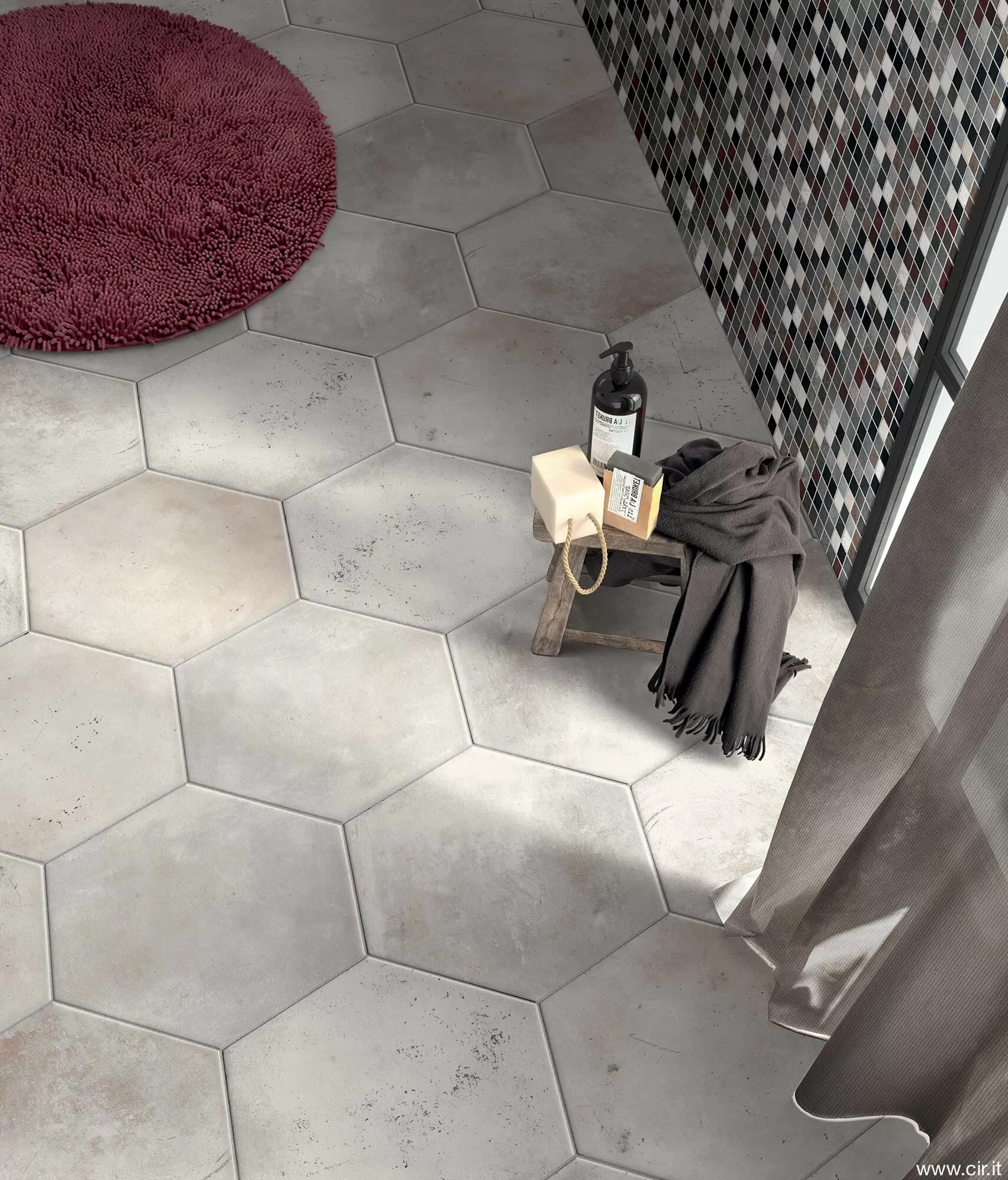 Керамогранит Esagona DUST GREY CL 24X27,7