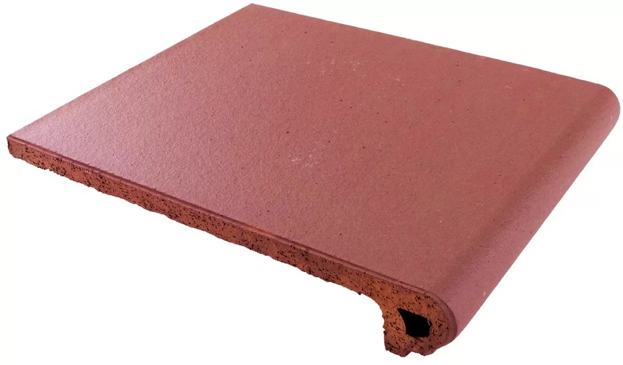 Клинкерная плитка Natura 018 Red ступень флорентийская R11 244x330x18