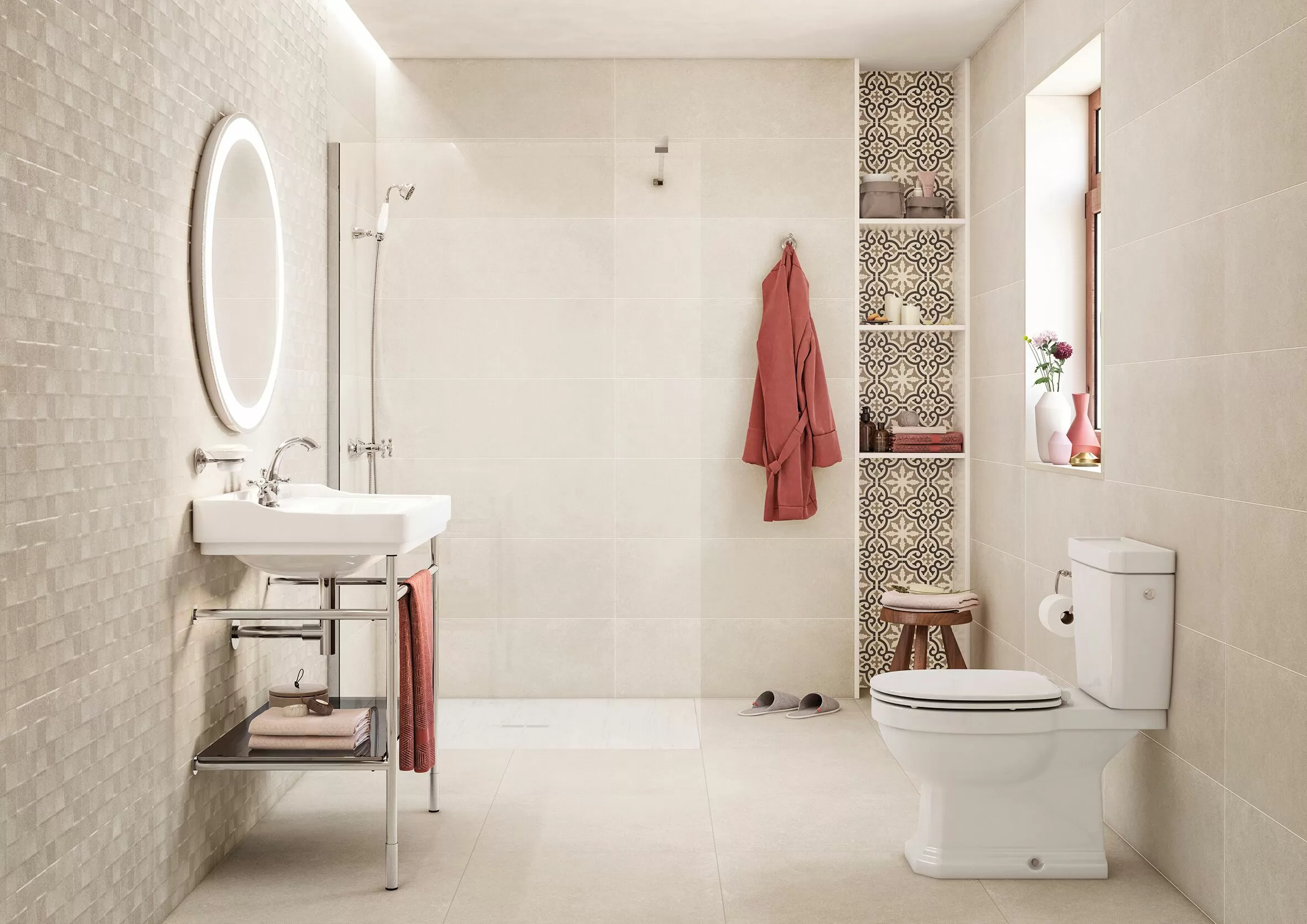 Плитка Weekend Suite Abbey Roble Rectificado 30x90.2