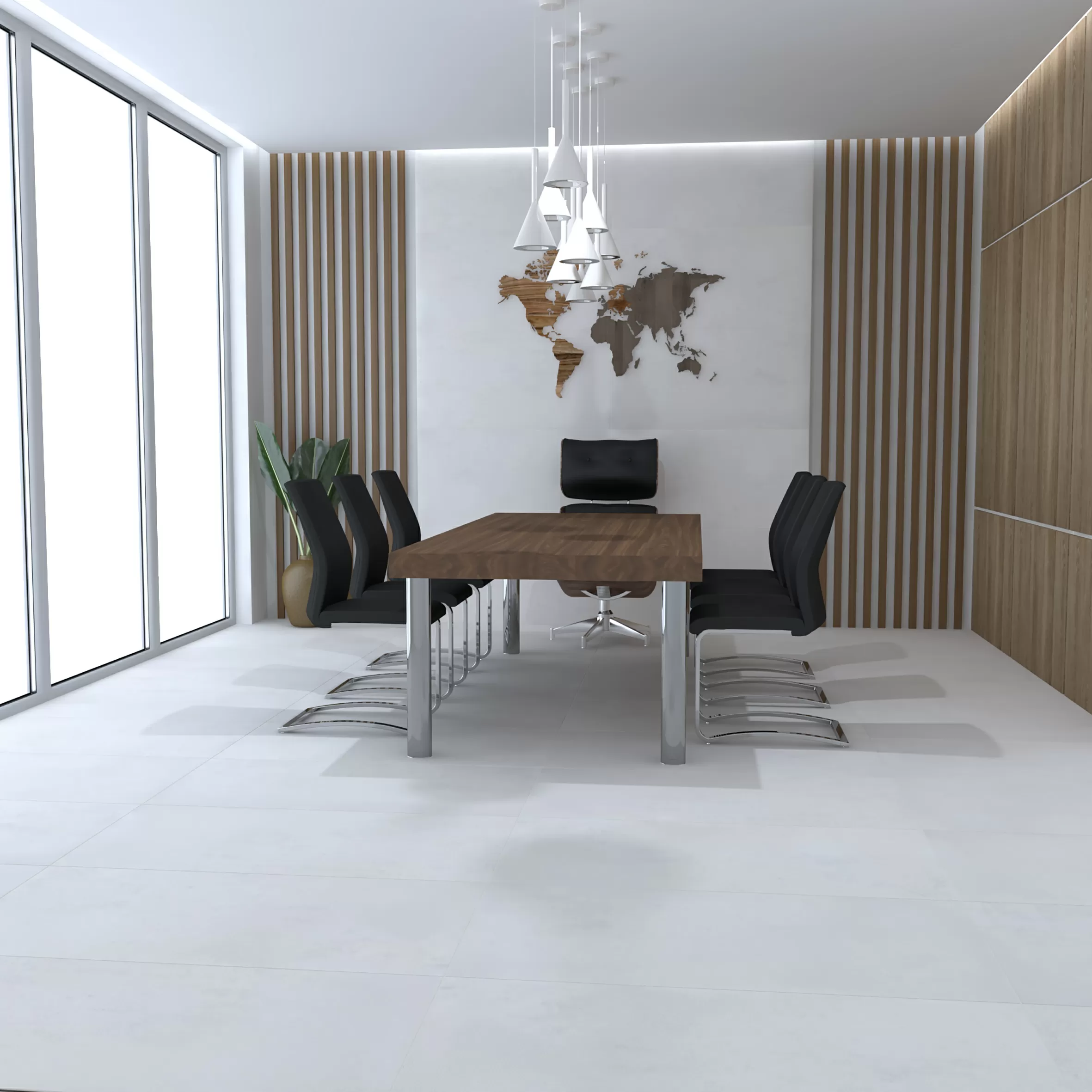 Керамогранит Betonhome white 60х60 матовый