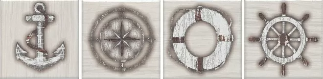 Керамогранит 33047/7 Вставка Марекьяро беж светлый 10х10