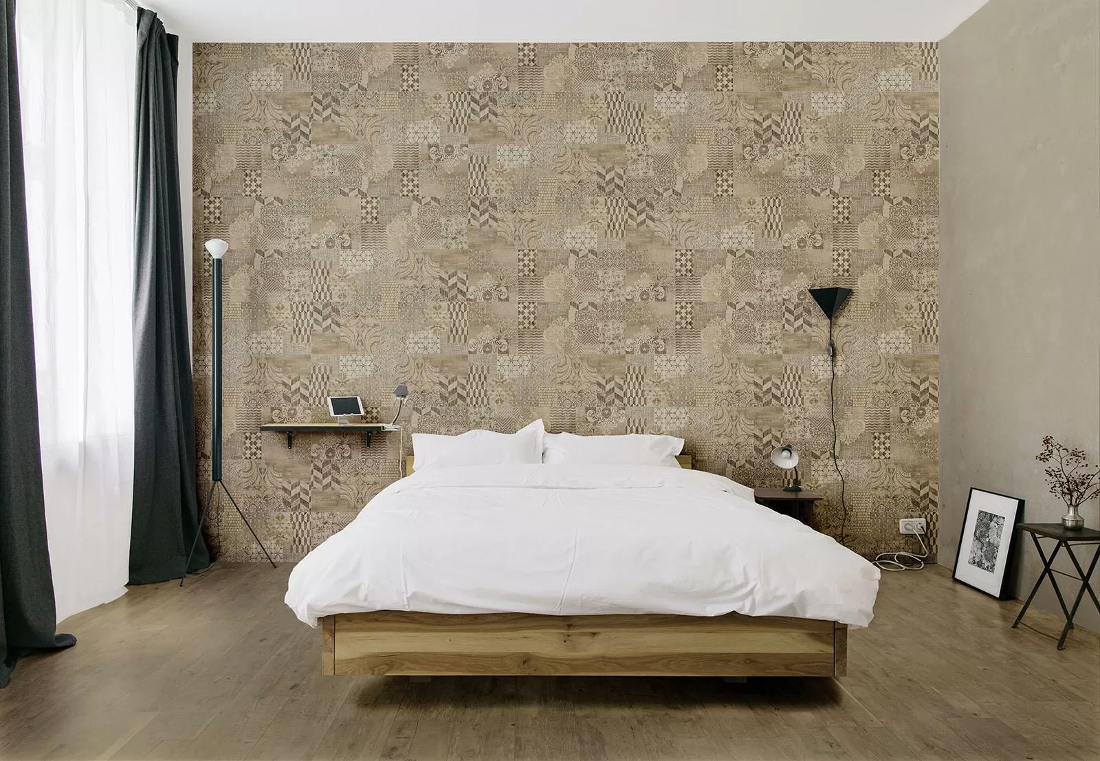 Плитка ME1K Fabric Decoro Canvas Linen rett. 40х120